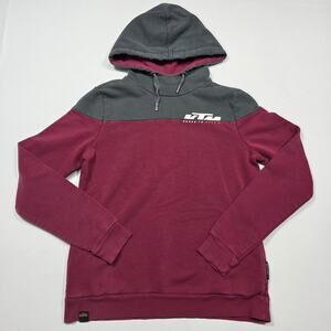 Youth KTM Essential's Racing Hoodie Burgundy/Gray Pockets Size M Youth Medium